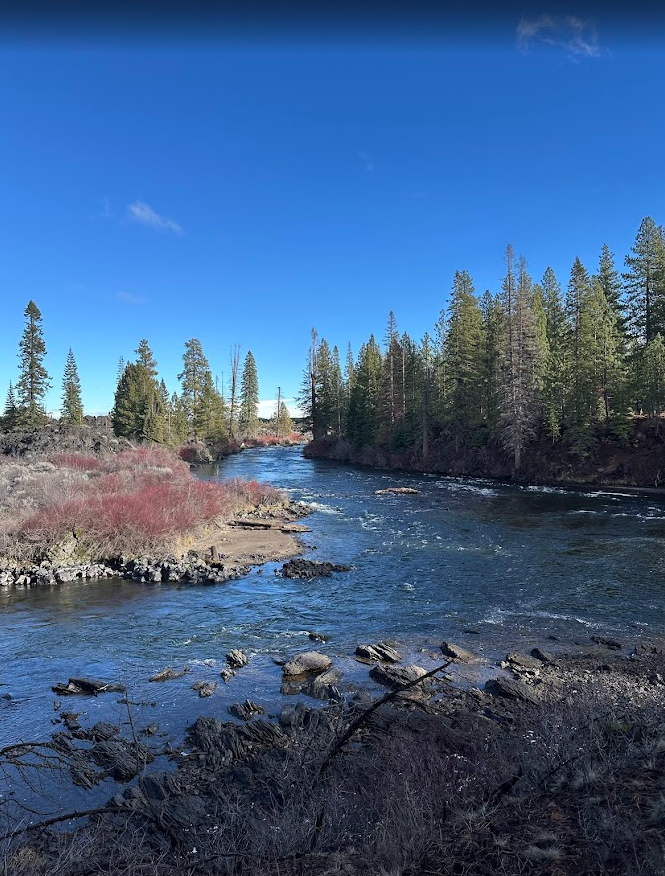 River scene in Bend, Oregon
